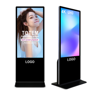 Pantalla táctil vertical interactiva de 43, <span class=keywords><strong>55</strong></span>, 65 pulgadas, tótem de pie, pantalla táctil digital para interiores - Product Image 1