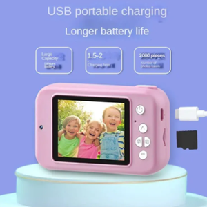 Hot Bán Máy Ảnh Kỹ Thuật Số Trẻ Em 2.4 Kép Máy Ảnh 1080P Video Ghi Trò Chơi Siêu Mỏng Nhỏ Xách Tay Con Mini Y2 Kid Máy Ảnh - Product Image 4