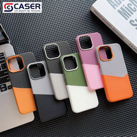 2025 luxe en cuir bicolore porte-carte coque de téléphone magnétique antichoc Durable Anti-chute pour iPhone 17 nouveaux étuis de téléphone portable