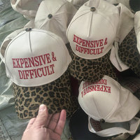 Nueva Gorra de Béisbol con Estampado de Leopardo, Bordado Elaborado, de Algodón para Mujer, Tallas Grandes, Ajustable, de 5 Paneles, Modelo Común Cuatro