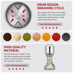 Moulinet Électrique Multifonctionnel Boou <span class=keywords><strong>Moulinex</strong></span> 350g pour Usage Domestique, Broyeur de Noix et d'Épices en Poudre pour la Cuisine - Product Image 3