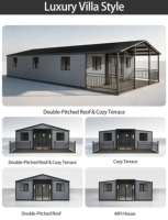 Genişletilebilir Konteyner Ev 40ft Prefabrik Tiny House 2 Yatak Odalı ADU Banyo Mutfaklı Güneş Enerjisi Hazırlıklı
