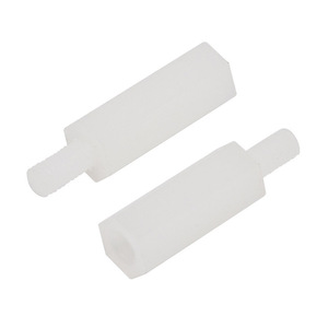 Trắng đen cách điện nhựa standoffs cho PCB Bo mạch chủ Support-M2-M4 Đầu duy nhất Nylon Lục giác cách ly cột ốc vít - Product Image 5