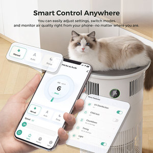 <span class=keywords><strong>Purificateur</strong></span> <span class=keywords><strong>d</strong></span>'<span class=keywords><strong>air</strong></span> domestique Airdog P50 avec affichage de l'IAQ et contrôle par application mobile pour l'asthme et les allergies - Product Image 6