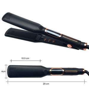 เครื่องหนีบผม MCH 500F ขนาด 5 ซม. x 4 ซม. x 2.4 ซม. เคลือบไทเทเนียมทัวร์มาลีน หน้าจอ LCD สำหรับใช้ในร้านเสริมสวย - Product Image 3