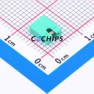 HC-JP254-1-60-OP-V-G1 Shorting Cap / Jumper Cap P=2.54mm Connector 1x2 2.54mm Open Top Type 3A - Product Image 2