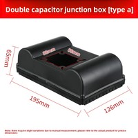 Caja de Capacitancia de Alta Calidad, Accesorios para Máquinas Herramienta, Repuestos para Compresores de Aire, Caja de Capacitancia