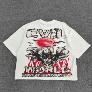 เสื้อยืดวินเทจผู้ชาย คอโอเวอร์ไซส์ แขนสั้น ผ้าฝ้าย 100% ระบายอากาศได้ดี พิมพ์ลายสกรีนแบบกำหนดเอง ดีไซน์ใหม่ - Product Image 1