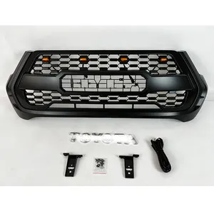 Nieuw Binnen Hilux 4X4 Auto Grill Bumper Grille Met Led Licht