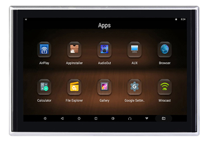 אנדרואיד 11 מסך בידור למושב האחורי צג לרכב טלוויזיה 15.6 אינץ' צג משענת ראש 4G מצלמה קדמית - Product Image 3