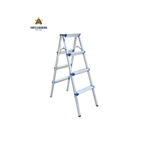 Escabeau pliable léger en aluminium double face pour une utilisation facile à la maison, au stockage et à l'appartement - Product Image 1