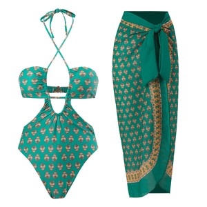 Ensemble de maillot de bain et jupe de plage de style marocain, nouveau design, <span class=keywords><strong>sexy</strong></span>, pour femmes - Product Image 1