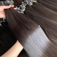 Venta al por Mayor de Cabello Humano Virgen Vietnamita e Indio de Grado 12A, Sin Procesar, 100% Alineado con la Cutícula, Extensiones de Cabello Humano