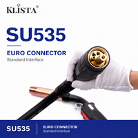 Pistola de Soldadura MIG SU535 Refrigerada por Aire, Antorcha de Soldadura CO2 MAG, Conector Tipo Euro, Kit Completo