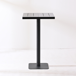 Wholesale Factory Furniture Modern Design Coffee Shop Restaurant High Table Black Outdoor <strong>Bar</strong> Counter Table - Product Image 2