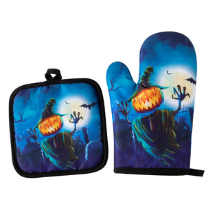 Gants de cuisine professionnels ultra-résistants à la chaleur et ignifuges <span class=keywords><strong>pour</strong></span> fours à <span class=keywords><strong>pizza</strong></span> et grilles de qualité commerciale - Product Image 5