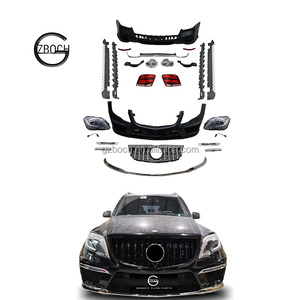 Kits de Carrocería para Mercedes Benz <span class=keywords><strong>GLK</strong></span> 300 350 2008-2015, Actualización a <span class=keywords><strong>GLK</strong></span> 63AMG, Parachoques Delantero, Parrilla, Faros Delanteros, Luces Traseras - Product Image 1