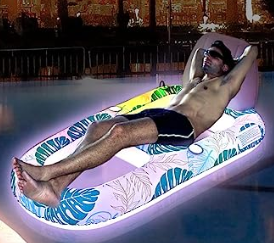 אור-עד מתנפח בריכת <span class=keywords><strong>Float</strong></span> כיסא עם שלט רחוק חוף לצוף בריכת ספה כיף למסיבה למבוגרים ו ילד - Product Image 2