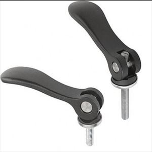 Poignée en aluminium noir CNC haute précision, levier de verrouillage à came réglable, pour perçage et brochage, fournisseur d'usine du Guangdong - Product Image 1