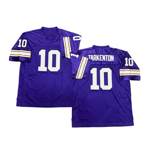 Maillot de rugby vintage pour homme, style cousu, Fran Tarkenton, <span class=keywords><strong>Paul</strong></span> Krause, Adrian Peterson, Chuck Foreman, <span class=keywords><strong>Chris</strong></span> Doleman, tailles S à 3XL - Product Image 2
