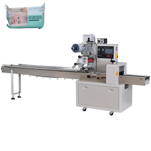 Automatic Flow Packing Machine Wrapping Chocolate Tablet Machine Pizza Tortilla Cookies Packaging Machine - Product Image 1