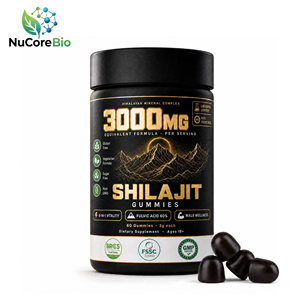 Gomitas de Shilajit OEM Himalayan 3000Mg para Hombres, Suplemento para Aumentar la Energía y el Bienestar, Colores, Formas y Sabores Personalizables - Product Image 1