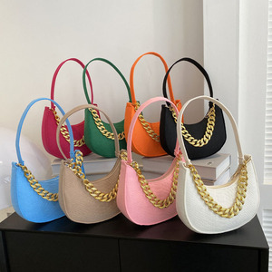 กระเป๋าถือผู้หญิงเทรนด์ใหม่กระเป๋าสะพายไหล่คาดลำตัวกระเป๋าสะพายไหล่2024ผ้าสักหลาดสำหรับผู้หญิง - Product Image 1