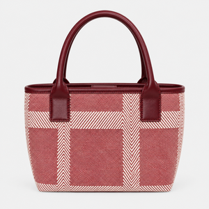 Bolsos de Mano Personalizados de Lujo para Mujer, Pequeños, de Tela de Algodón y Cuero PU, Bolsos de Hombro, Bolsos Cruzados Casuales con Patrón de Letras y Cierre a Presión - Product Image 3