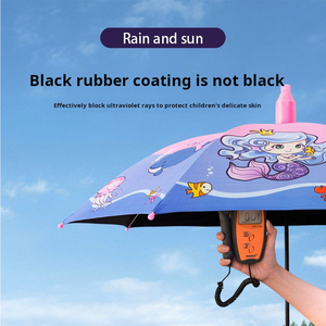 Mignon Anime Enfants Parapluies Fabricant Dessin Animé Pluie Enfants Parapluie avec Couvercle En Plastique En Gros - Product Image 2