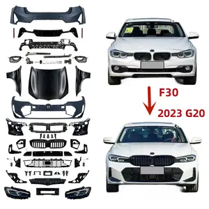 2013-2019 год 3 серии F30 Модернизированный G20 LCI обвес системы кузова 330LI 340LI автомобильные бамперы F30 старый до Новый Bodykit G20 фейслифтинг