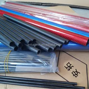 OD29*27mm High Strength 3k Twill Glossy Round Carbon Fiber Tubes Telescopic Carbon Fiber Poles Manufacturer