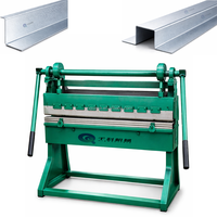 Machine à plier la tôle manuelle de style simple et économique 1500*1mm pour tôles galvanisées et en aluminium