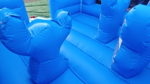 Phim hoạt hình màu xanh Anime phong cách lâu đài bơm hơi cho trẻ em thiết bị giải trí ngoài trời với <span class=keywords><strong>Slide</strong></span> cho thể thao & giải trí - Product Image 4