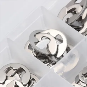 Juego de anillos de retención de acero inoxidable de 200 Uds. Surtido de arandelas <span class=keywords><strong>E</strong></span>-<span class=keywords><strong>Clip</strong></span> para sujetador de eje - Product Image 3