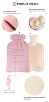 Bouillotte en Peluche Réutilisable Soulagement Douleurs Menstruelles et Articulaires Chauffage Hivernal