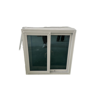 Ventanas Corredizas de Vidrio Templado UPVC Resistentes a Huracanes, con Pantalla Plegable y Diseño Moderno para Hoteles, Aislamiento Térmico
