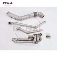 Kit de collecteur d'échappement T4 avec isolation pour BMW Gen2 B58 G42 240i G20 340i G22 440i G30 540i – Amélioration des performances
