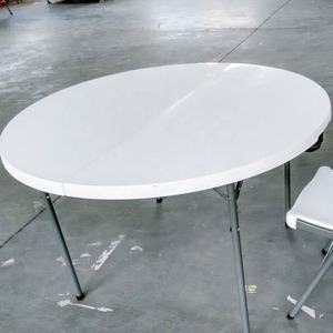 Table pliante ronde en plastique de 5 pieds pour banquet/pique-nique/<span class=keywords><strong>camping</strong></span>/salle à manger, vente en gros - Product Image 2