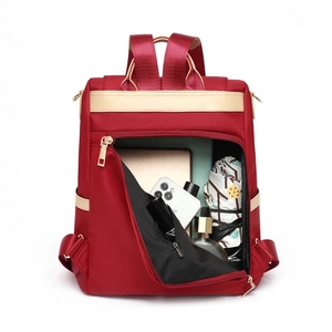 Mochila de viaje antirrobo <span class=keywords><strong>para</strong></span> Mujer, morral escolar a la moda, de Color sólido, <span class=keywords><strong>para</strong></span> <span class=keywords><strong>adolescentes</strong></span> - Product Image 5