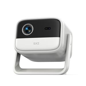 Projecteur vidéo intelligent réglable DLP 4K-Laser WiFi 6 Android 11 Home Cinéma 1080P 700ANSI 3D à courte focale rechargeable - Product Image 1