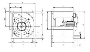 Ventiladores Extractores de Humo Sodeca de 400 Grados Centígrados, Funcionan Durante 2 Horas, Ventiladores Centrífugos de Doble Entrada CBDT, Accionamiento Directo - Product Image 4