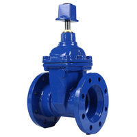 Vanne à opercule à tige non élévatrice DN200 PN16, vanne de régulation à bride en fonte ductile conforme aux normes ANSI BS pour l'eau municipale
