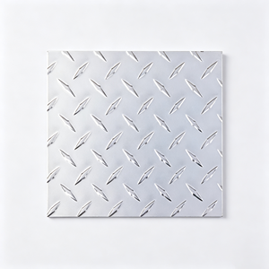 Lámina de Aluminio Antideslizante con Patrón de Cuadros para Piso de Autobús - Product Image 4