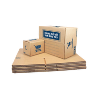 Usine chinoise Boîte en carton de livraison d'expédition vide de stockage personnalisé à usage intensif Boîte en carton ondulé à double paroi RSC