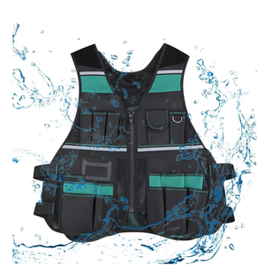 Chaleco de Trabajo con Cremallera de Poliéster para Electricistas y Carpinteros, Protección Laboral Especial para Mantenimiento en Sitio - Product Image 5