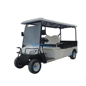 Populaire Chariot de golf électrique 2 places à batterie lithium-métal, benne basculante, véhicule utilitaire de transport de marchandises - Product Image 3