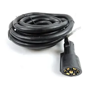 Arnés de cable de conector de remolque, Conector de 15 pies y 7 pines para camiones