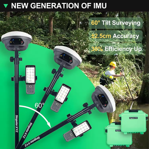 Equipo de Topografía GPS E1 Lite RTK, 20h de Duración de Batería, Resistente al Agua IP68, Bluetooth/WiFi, Resistente al Frío -30°C para Climas Extremos - Product Image 5