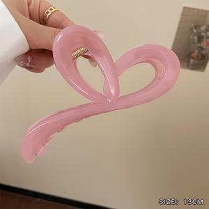 Nouvelle Pince à Cheveux en Plastique PC Haut de Gamme pour Femme, Ornement Élégant pour Chignon, Design Griffe de Requin - Product Image 6