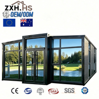 Maison pliable extensible pour une personne, design hôtelier spécial zone touristique